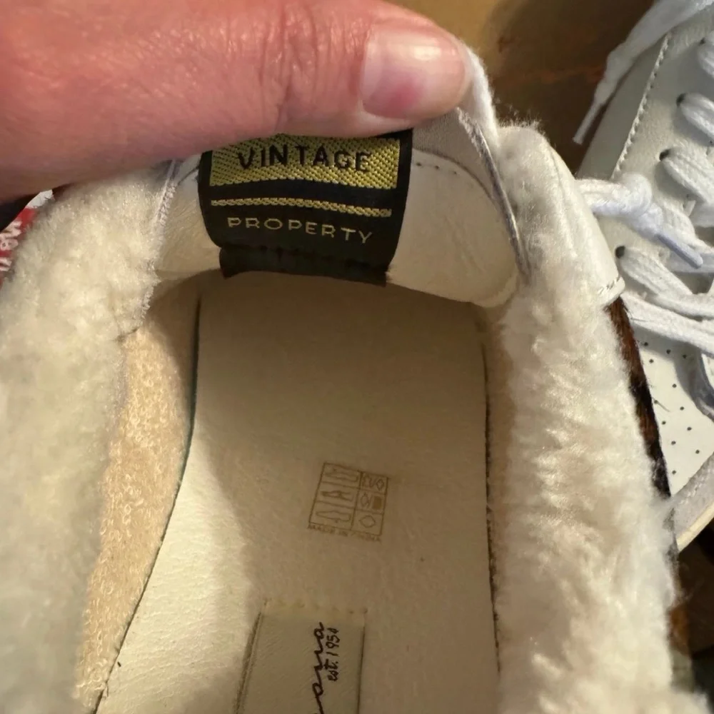 Camo and White Kids Shoes with Gold Star - Picture 5 of 8